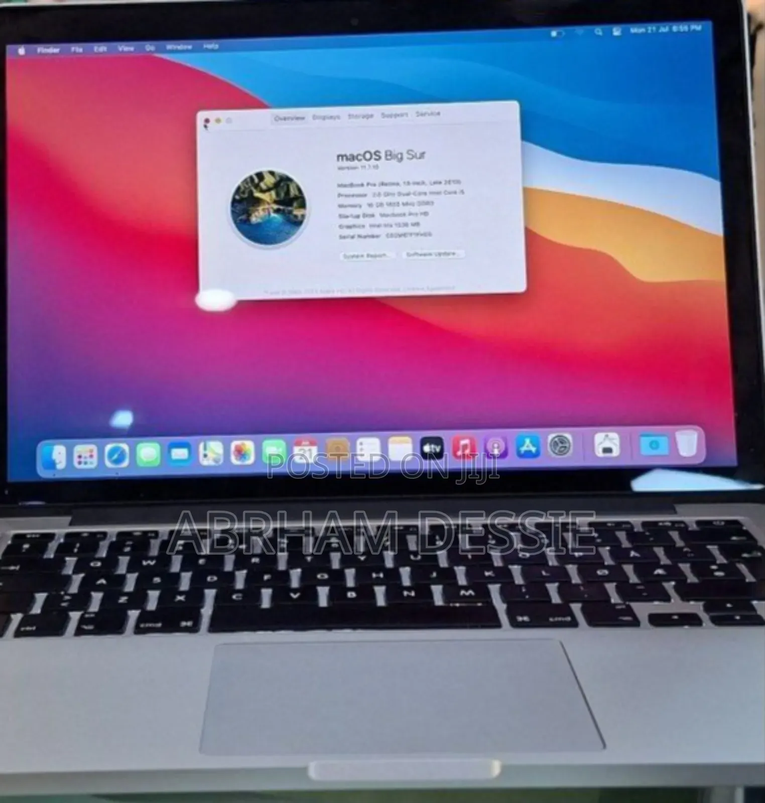 New Laptop Apple MacBook Pro 2013 16GB Intel Core I5 SSD 512GB