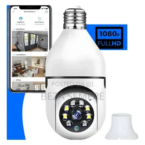 Photo - Rotating Bulb Security Camera 360degree Nintendo