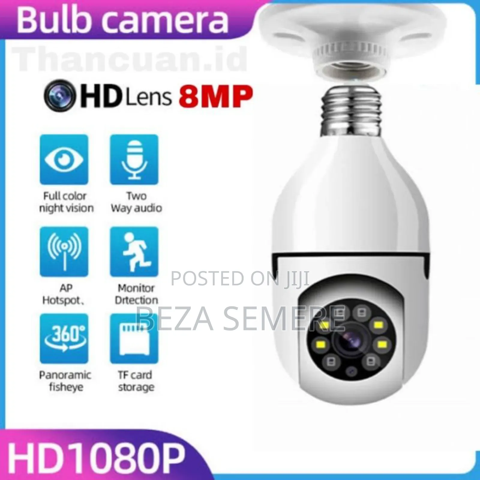 Rotating Bulb Security Camera 360degree Nintendo