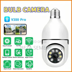 Rotating Bulb Security Camera Cooling