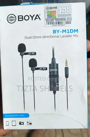 Photo - Boya Dual Omni-Directional Lavalier Mic
