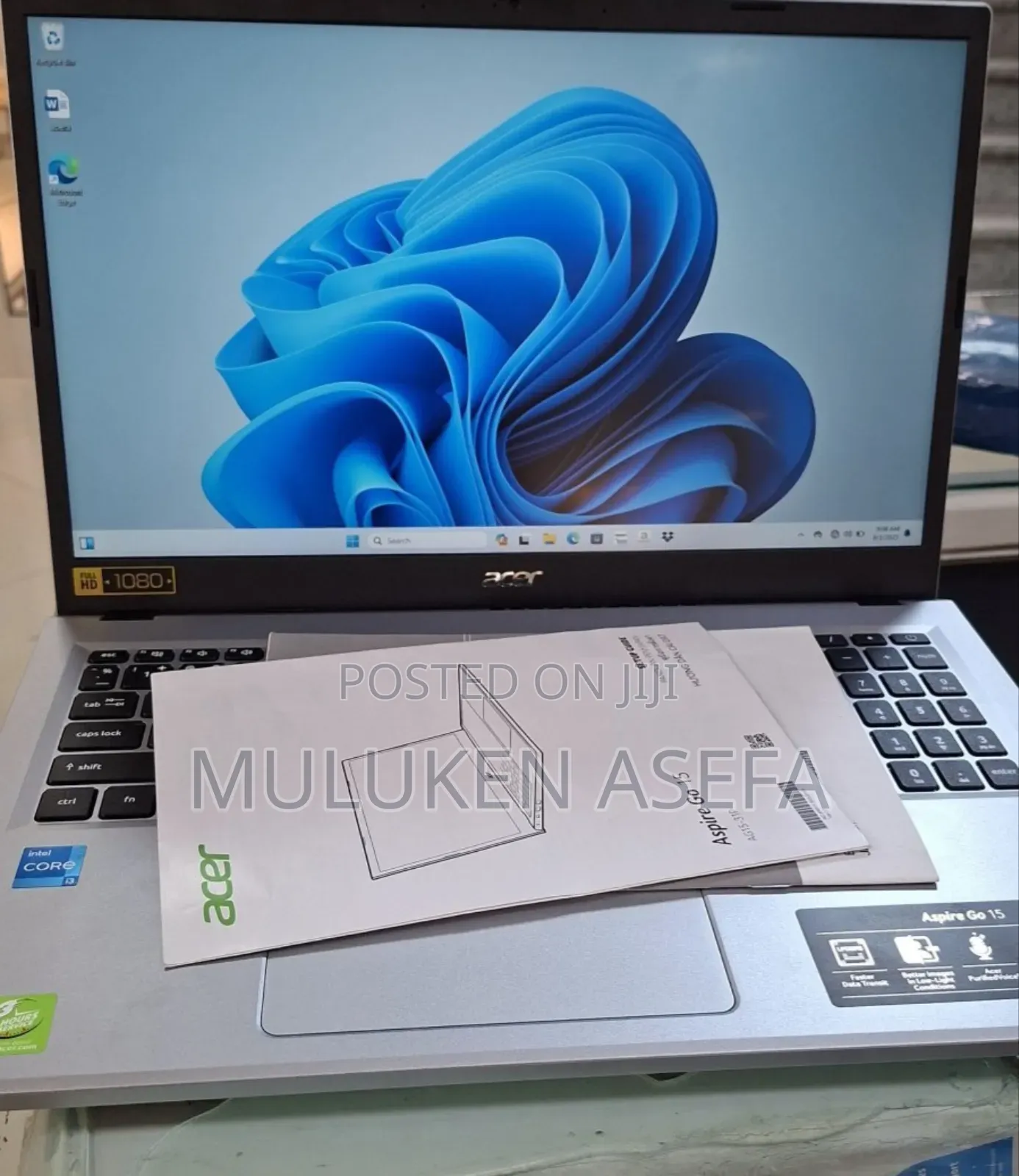 New Laptop Acer Aspire 5 8GB Intel Core I3 SSD 512GB