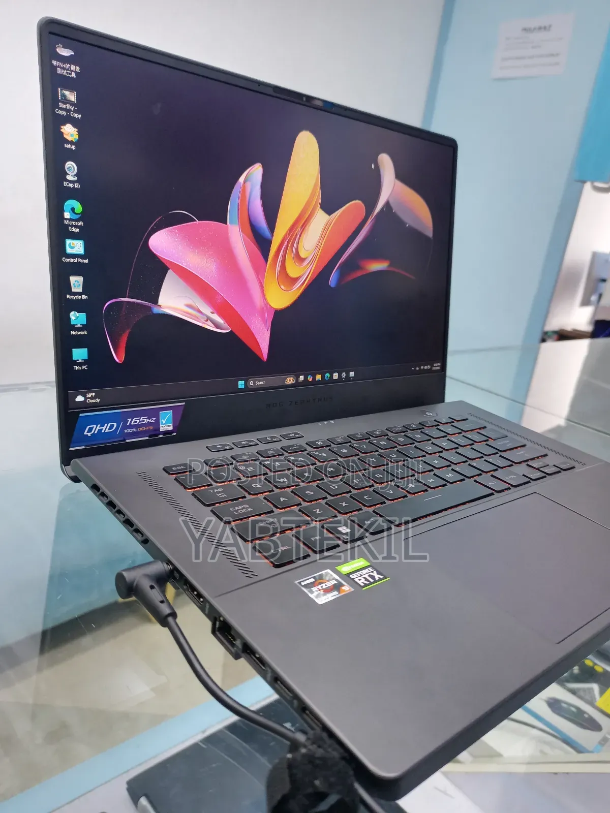 Laptop Asus ROG Zephyrus G15 16GB AMD Ryzen 9 SSD 1T