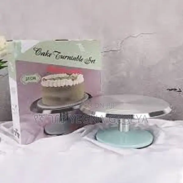 Cake Turntable Set – 31 Cm 360° Rotating Stand