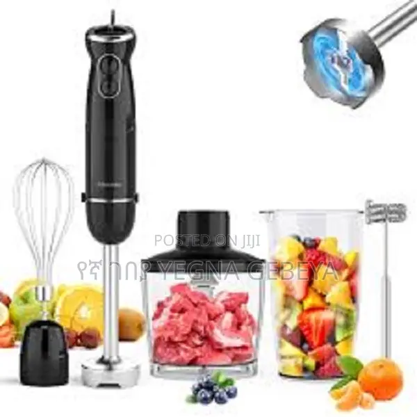 Silver Love 5 in 1 Hand Blender Set Model Kk-77035