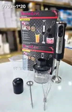 Silver Love 5 in 1 Hand Blender Set Model Kk-77035