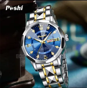 Poshi Brand Waterproof Luminous Quartz Watch [Preorder]