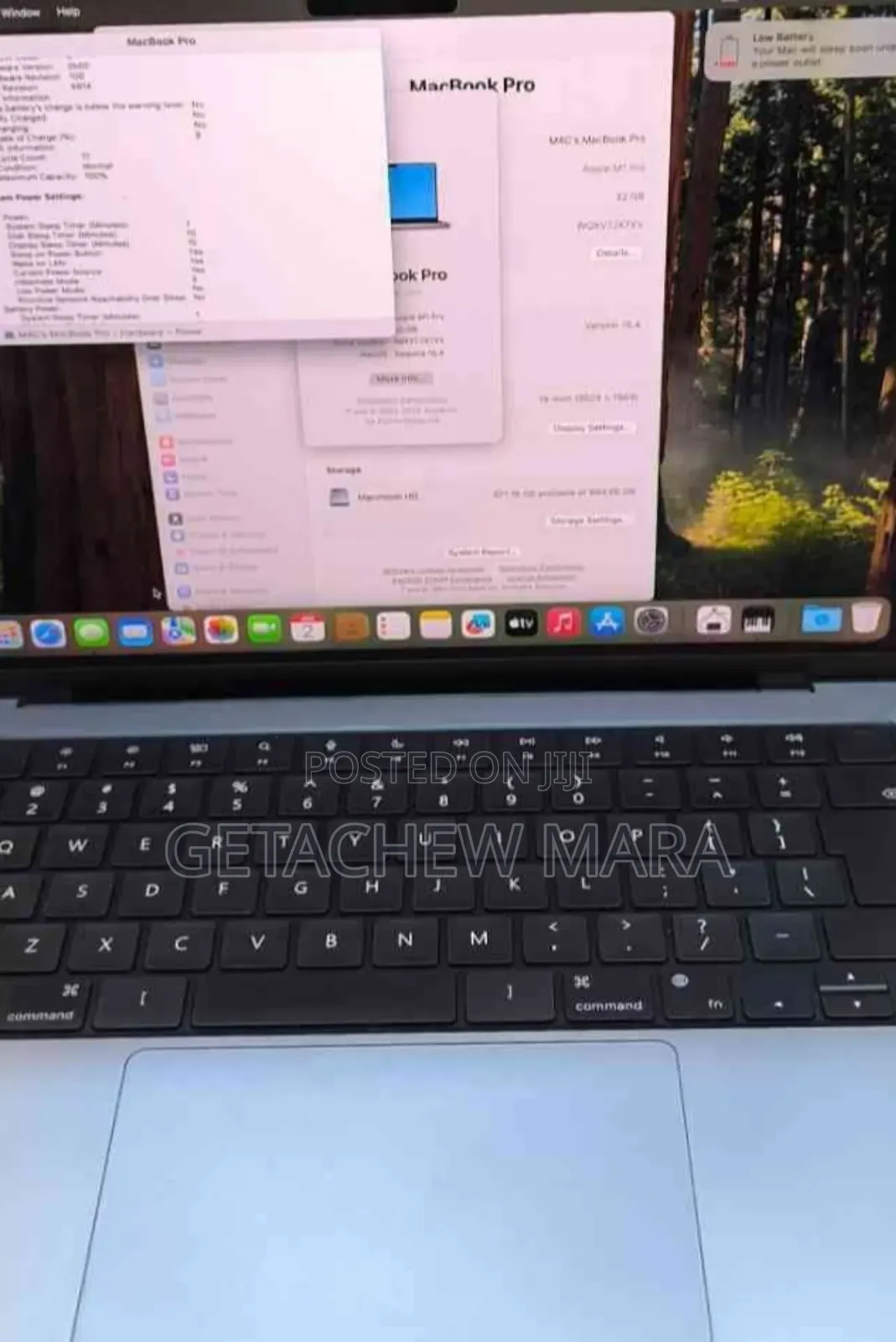 New Laptop Apple MacBook Pro M1 32GB Intel Core I9 SSD 1T