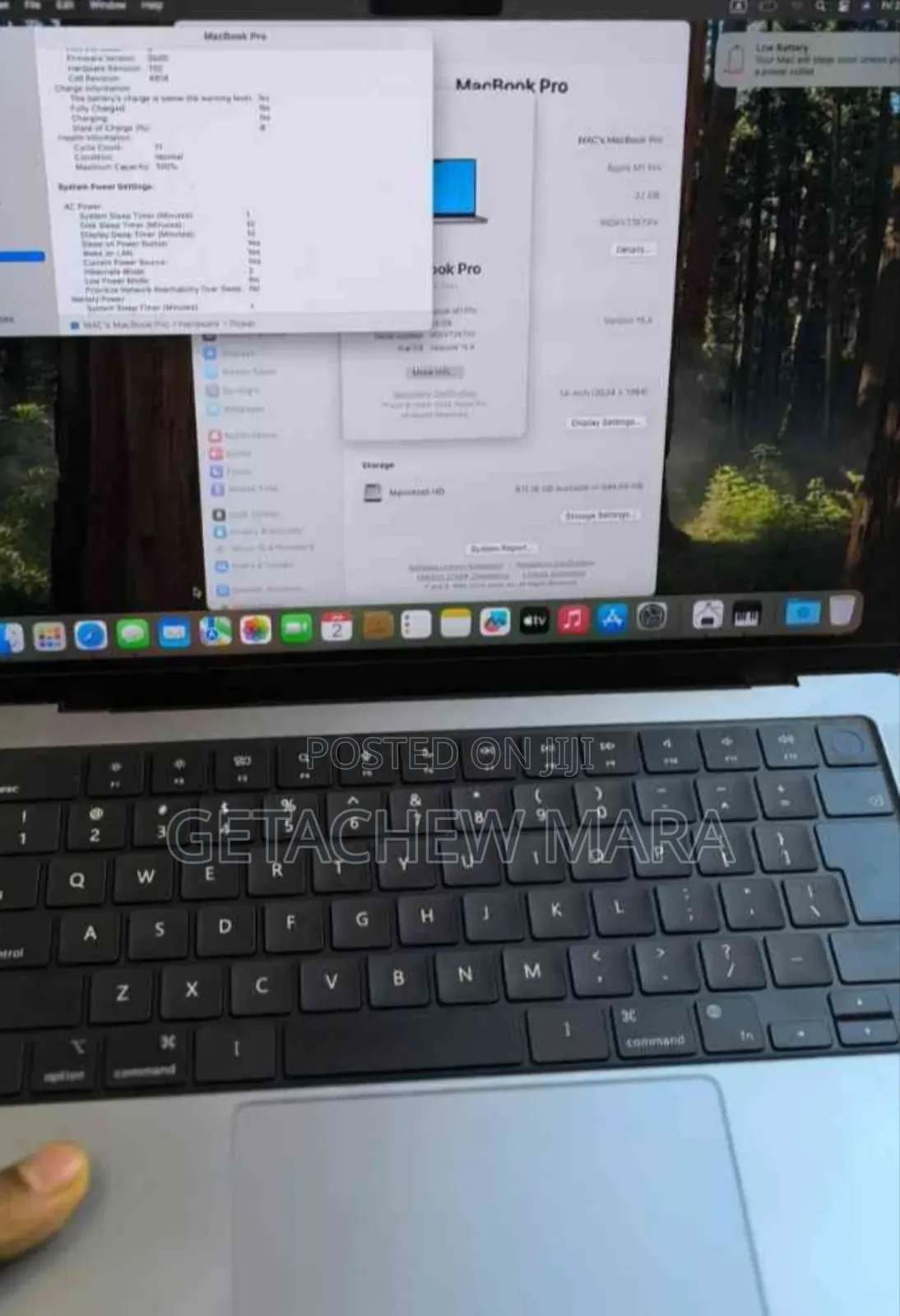 New Laptop Apple MacBook Pro M1 32GB Intel Core I9 SSD 1T