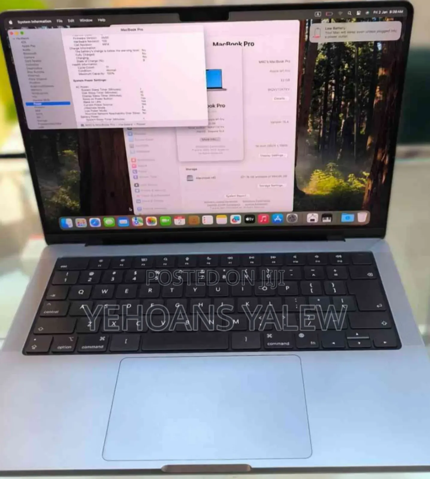 New Laptop Apple MacBook Pro 2020 M1 32GB Apple M1 SSD 1T