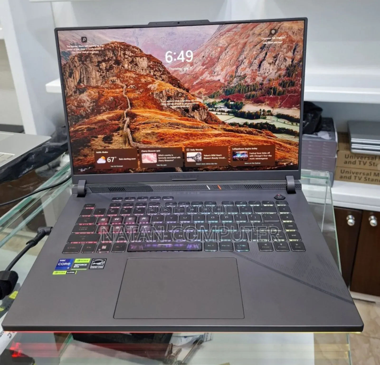 New Laptop Asus 32GB Intel Core I9 SSD 1T