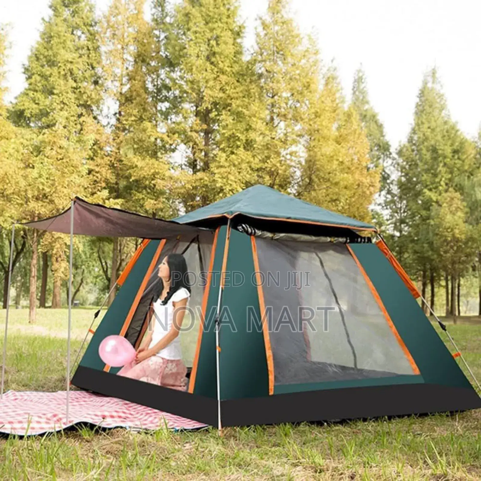 Automatic Camping Tent(በረንዳ ያለው)
