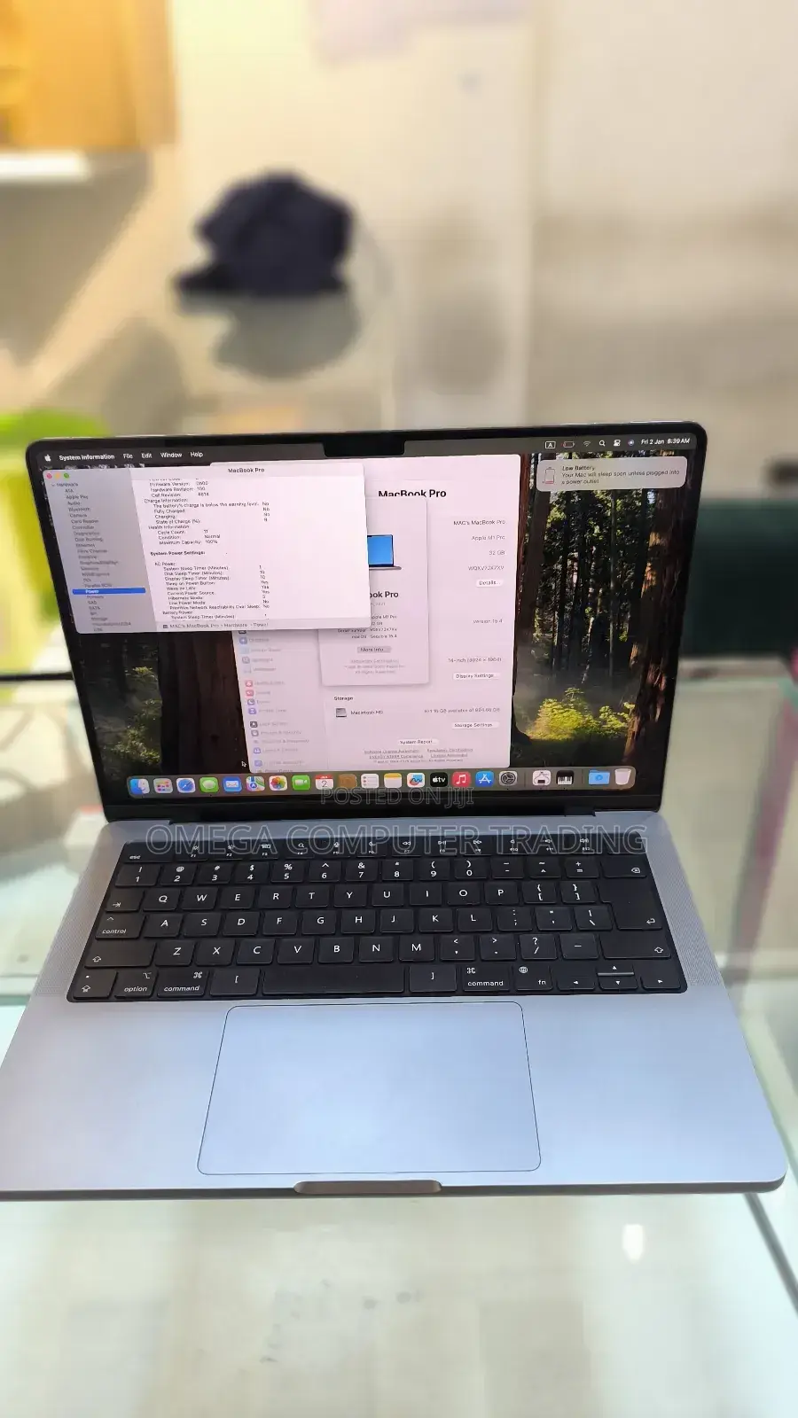 New Laptop Apple MacBook Pro 2021 M1 32GB Apple M1 Pro SSD 1T
