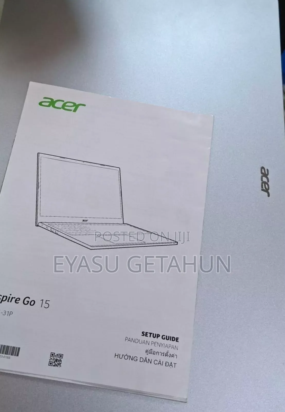 New Laptop Acer Aspire 1500 8GB Intel Core i3 SSD 512GB