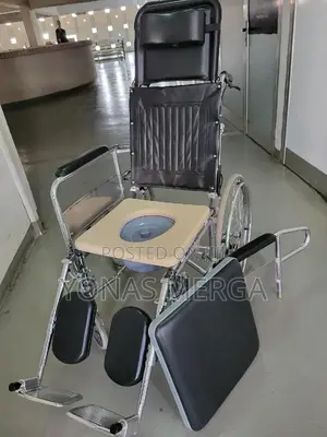 Pot Wheelchair//Unique Function of Reclining and Commode.