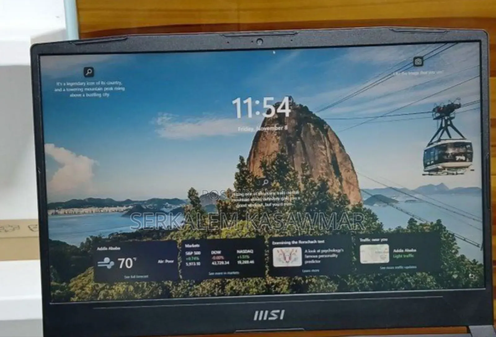 New Laptop MSI GF63 16GB AMD Ryzen 5 SSD 1T