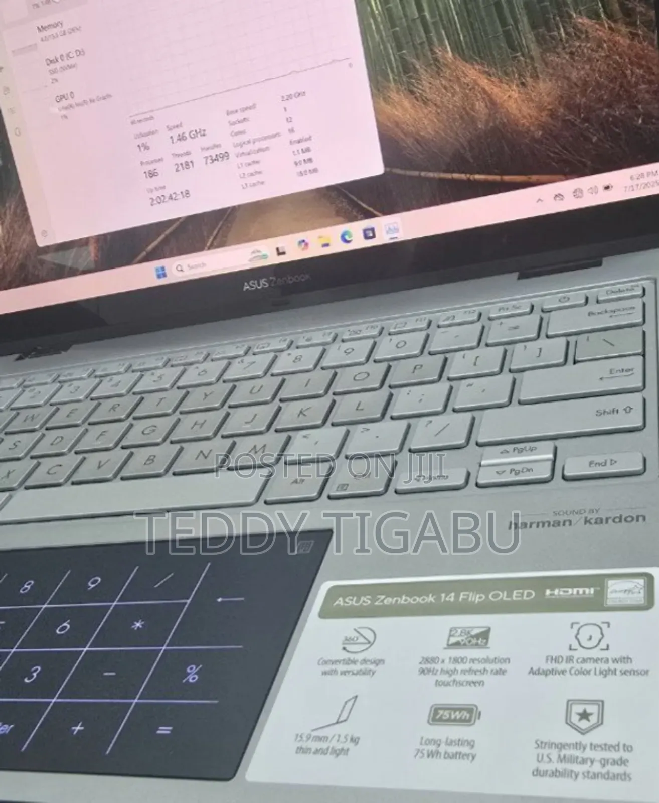 New Laptop Asus 16GB Intel Core i5 SSD 1T