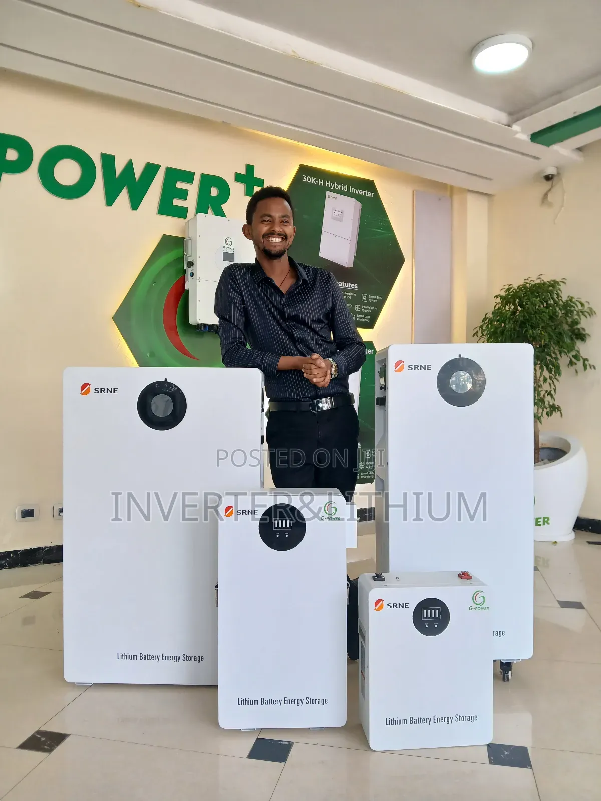 Hybrid Inverter,Lithium Ion Battery (Automatic Power Backup)