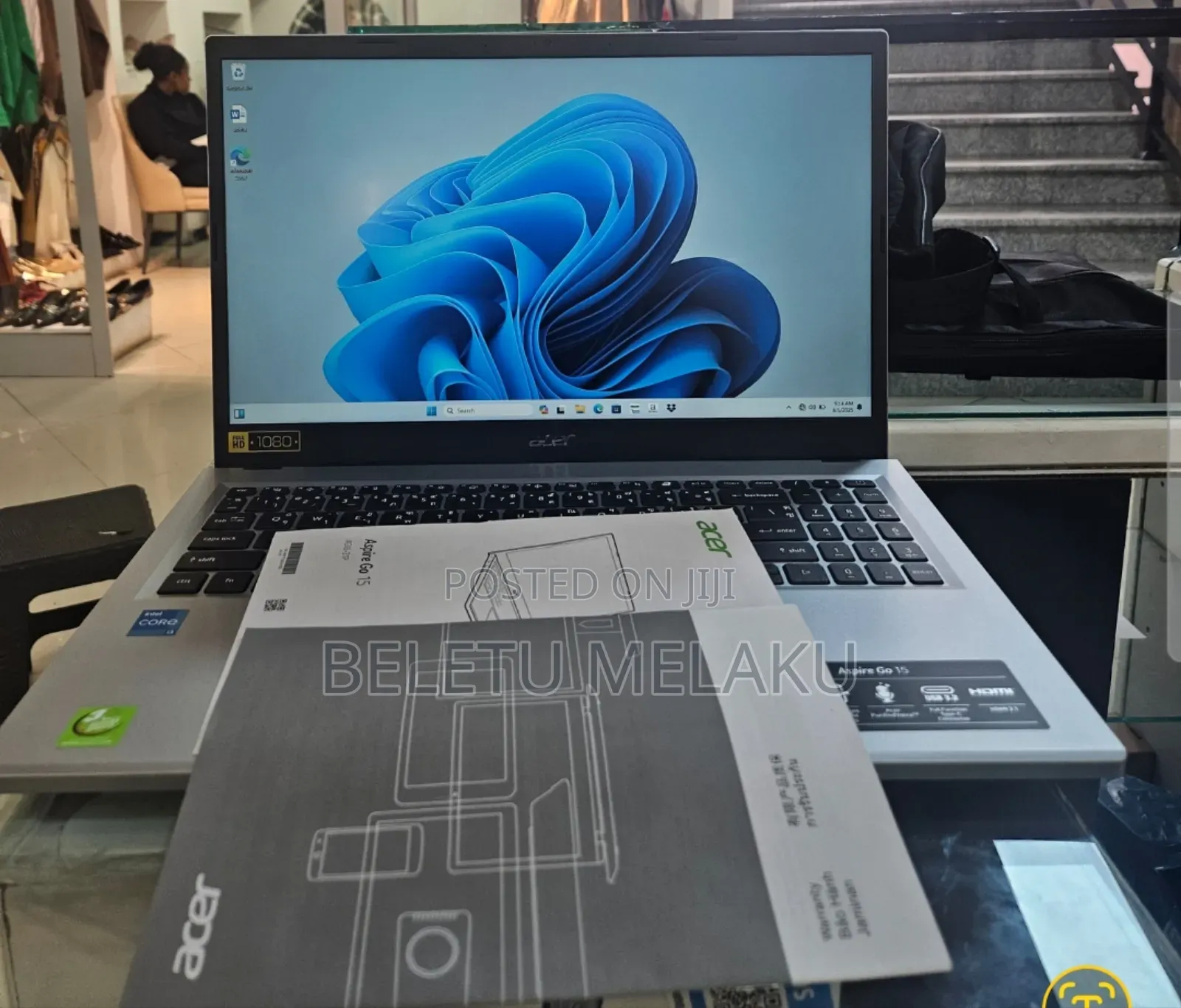 New Laptop Acer Aspire 3 8GB Intel Core I3 SSD 512GB