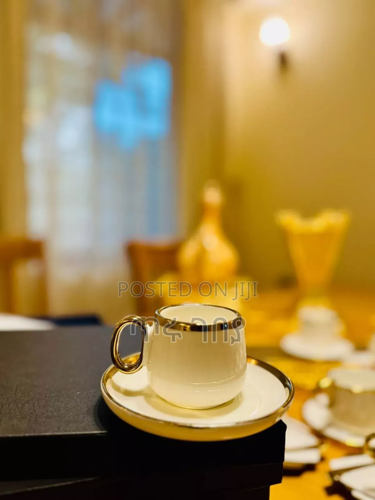 ፅድት ያሉ የቡና ሲኒዎች