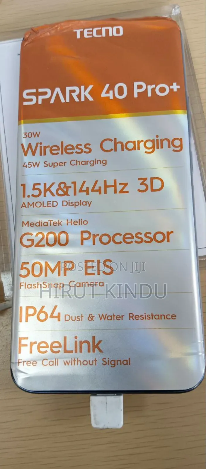 New Tecno Spark 40 Pro+ 256 GB Black