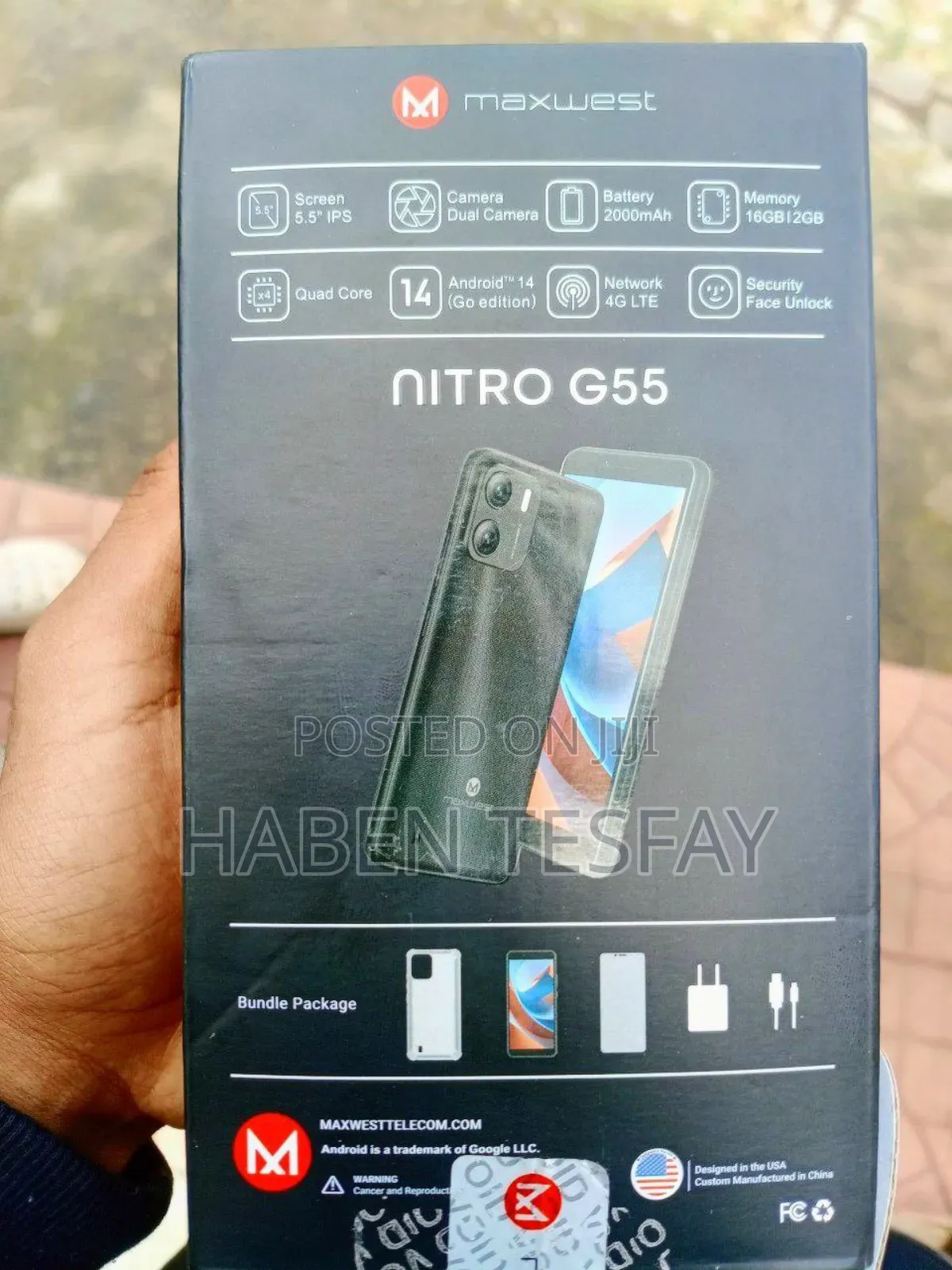 New Maxwest Nitro 55 LTE Black