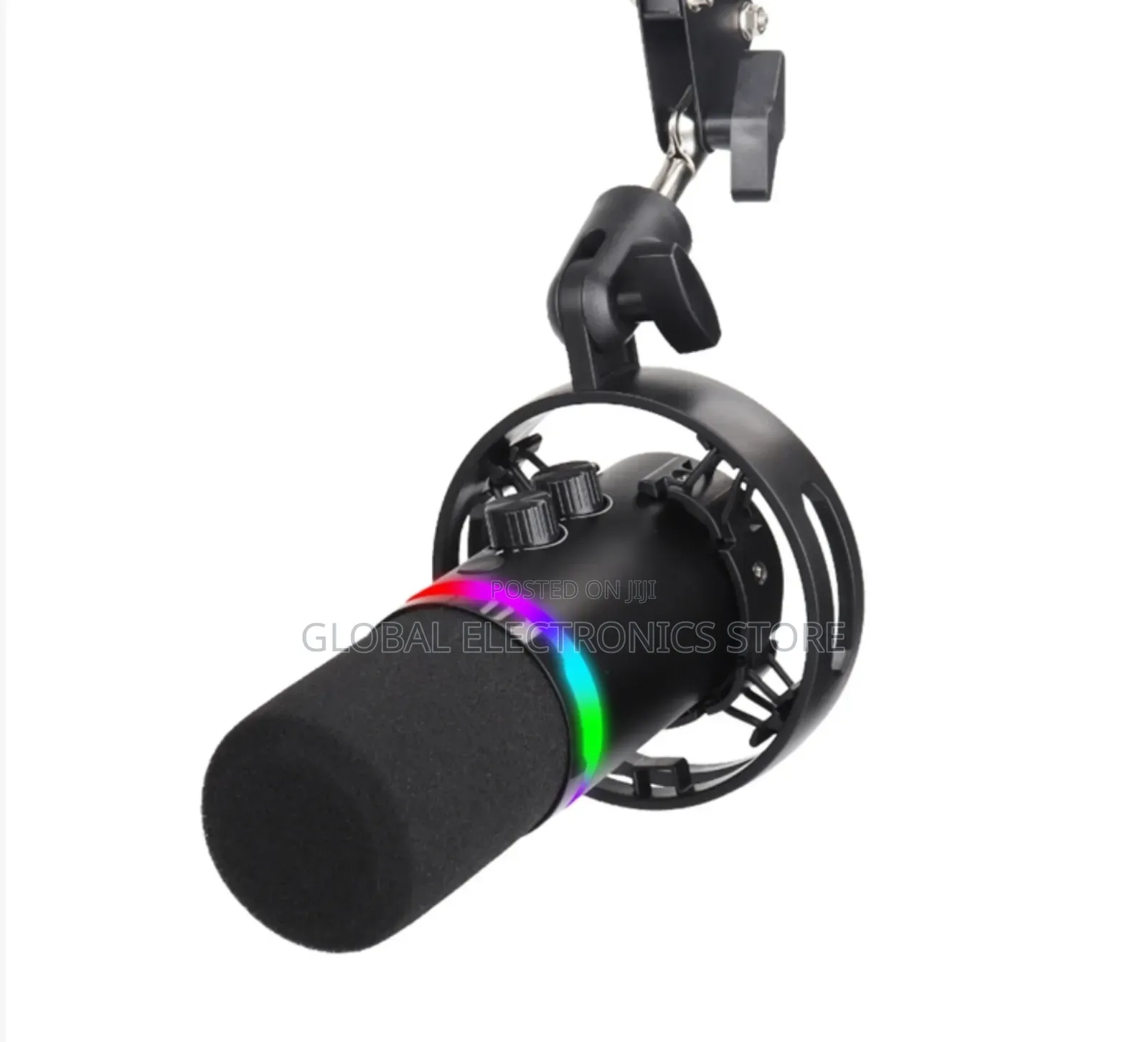 Dynamic RGB Streaming Microphone With Arm Stand