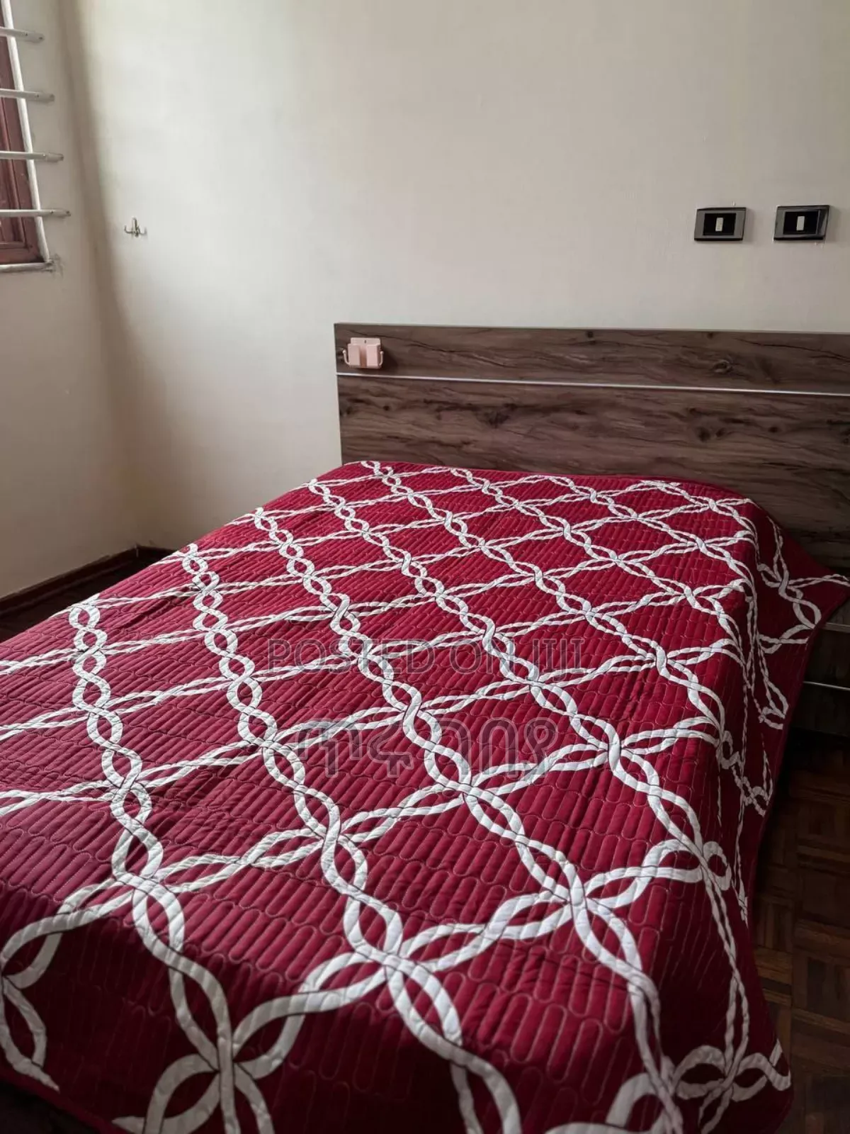 አዲስ አልጋ ልብስ ከሁለትትራስጨርቅ ጋር Bed Cover