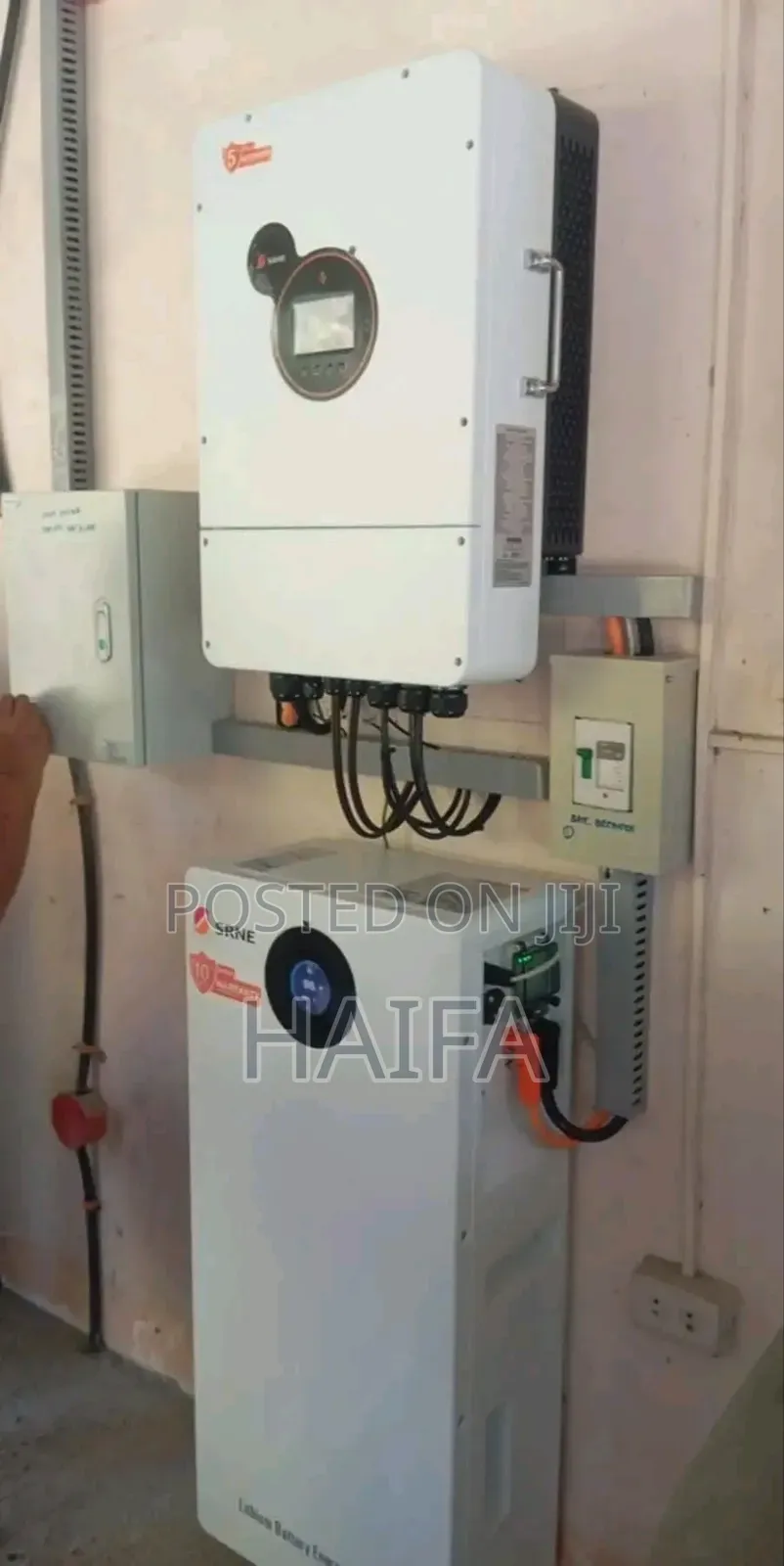 Full Solar System With Lithium Iron Phosphate