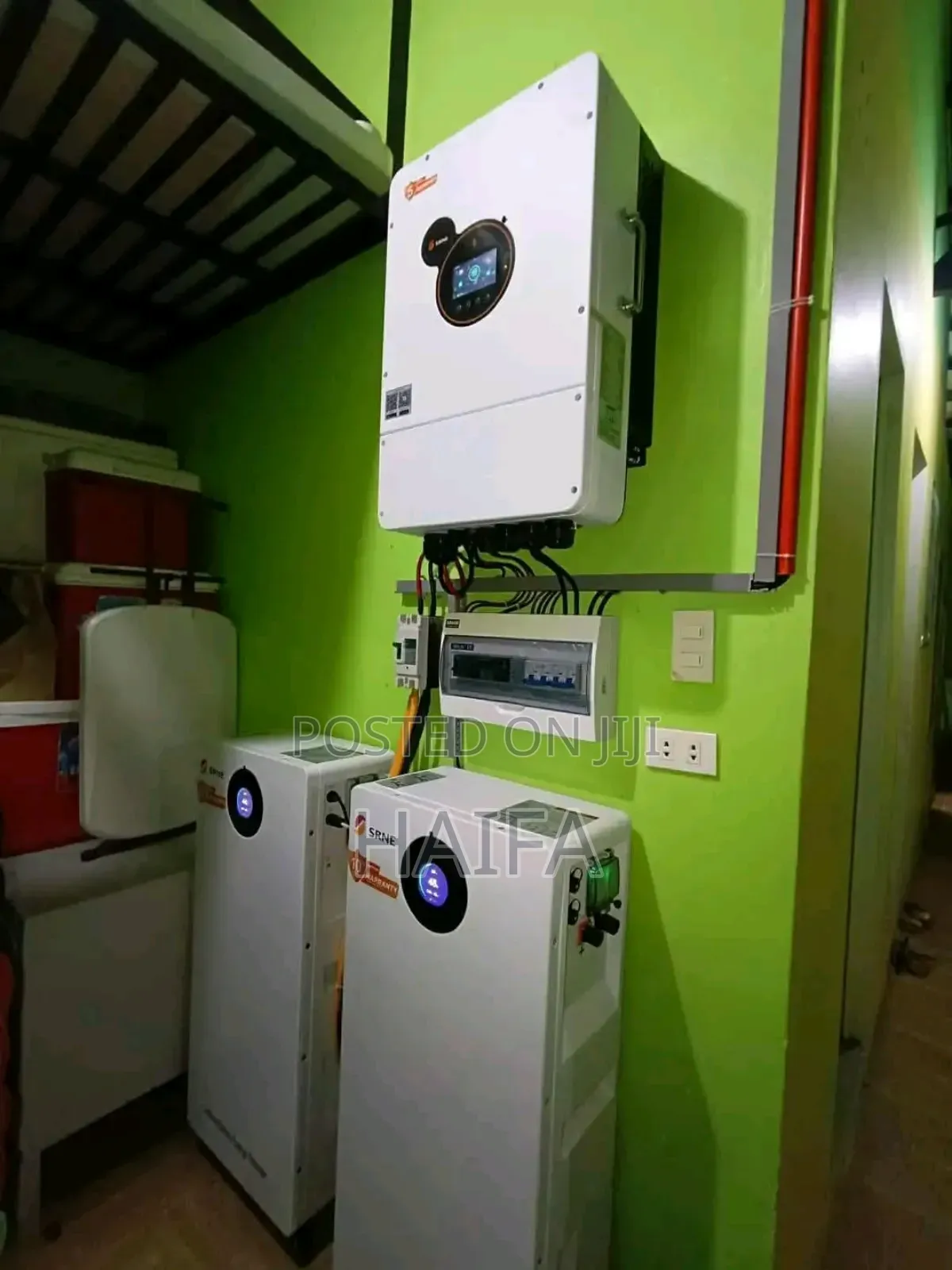 Full Solar System With Lithium Iron Phosphate