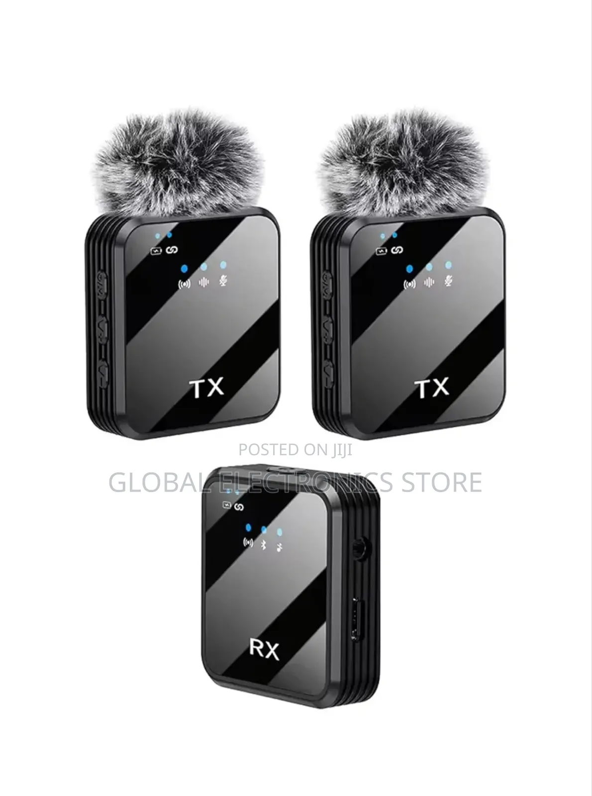 Dual Mini Wireless Microphone (2 Tx 1 Rx)