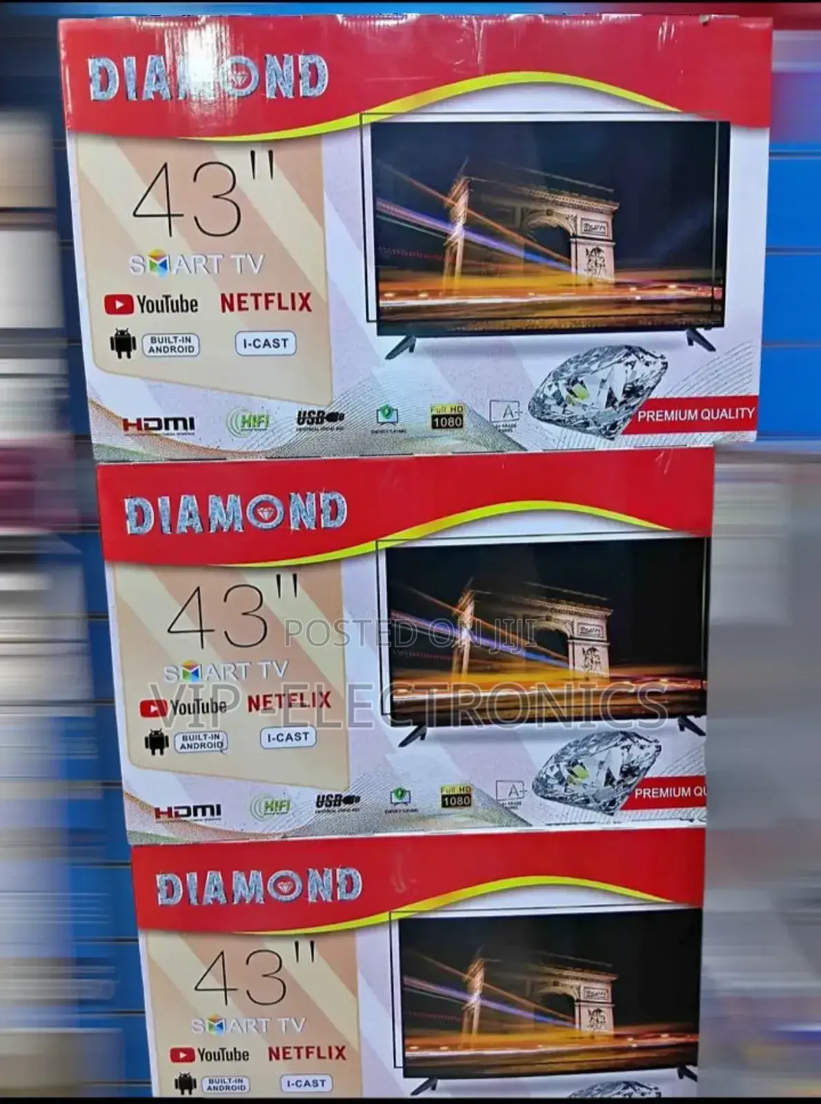 Diamond 43 Inch Tv Smart Android New 2025 Tv