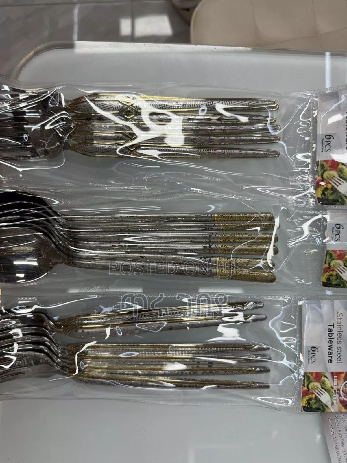 ጥራታቸውን የጠበቁ የሾርባ የኬክ የፓስታ የቡና የሻይ ማንኪያዎች እና ሹካ Flatware Sets