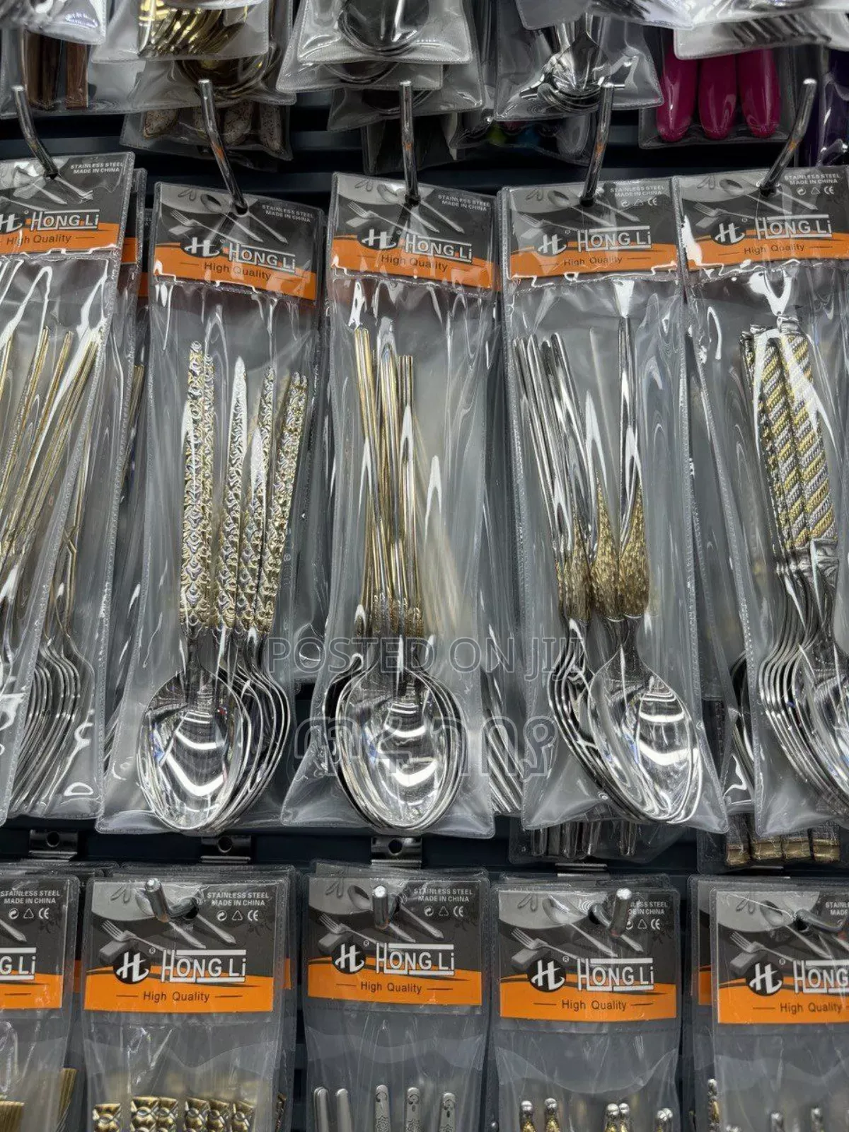 ጥራታቸውን የጠበቁ የሾርባ የኬክ የፓስታ የቡና የሻይ ማንኪያዎች እና ሹካ Flatware Sets