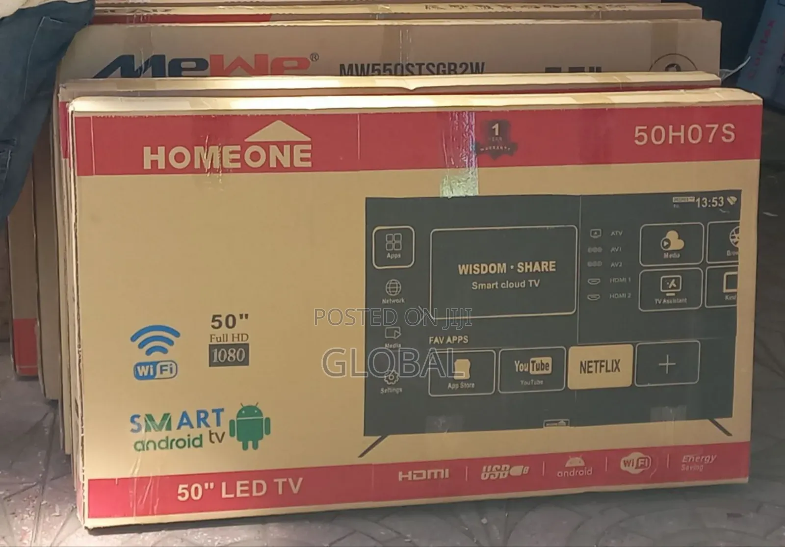 Home One 50inch Smart Tv
