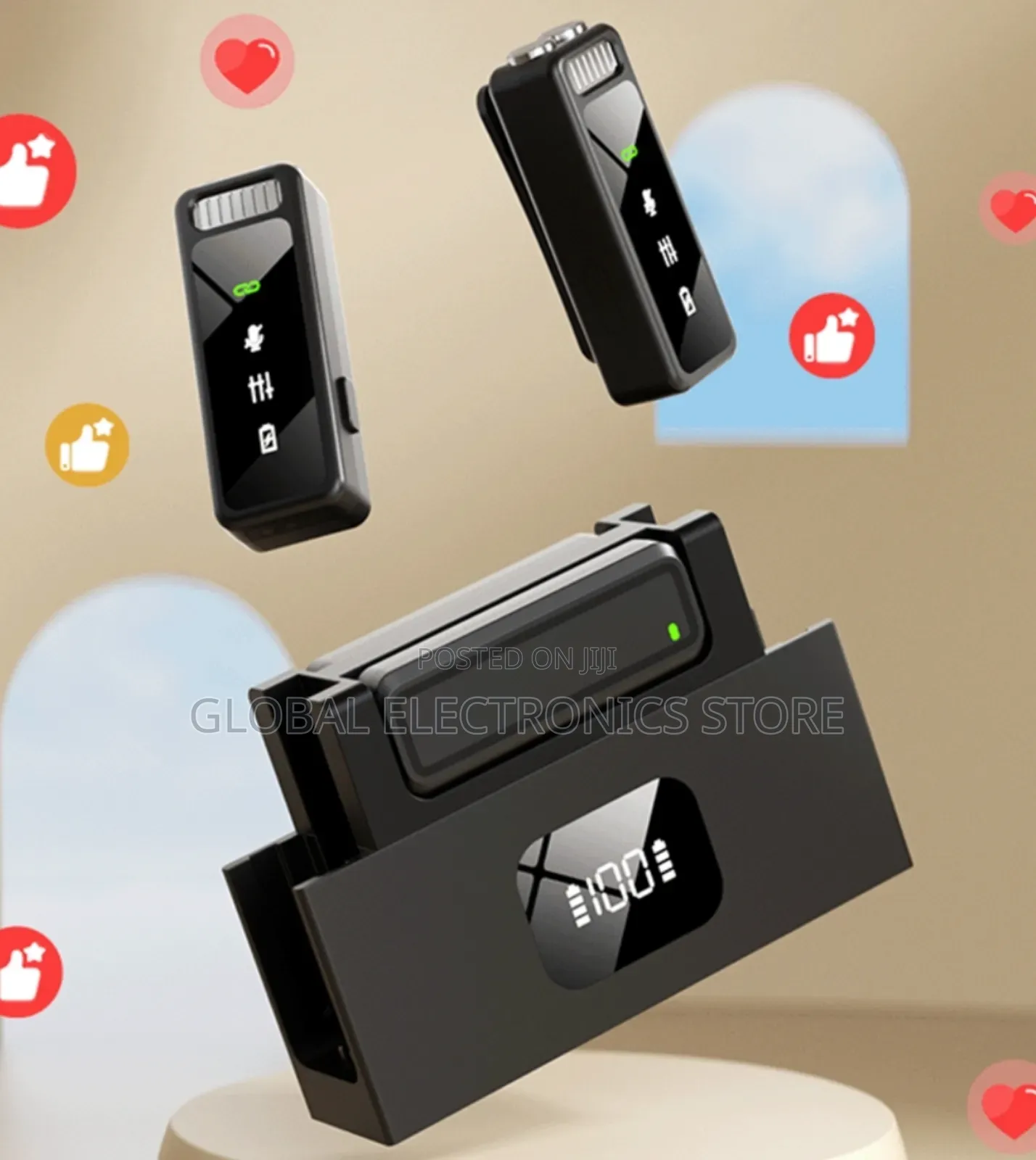 High Fidelity Dual Lavier Microph