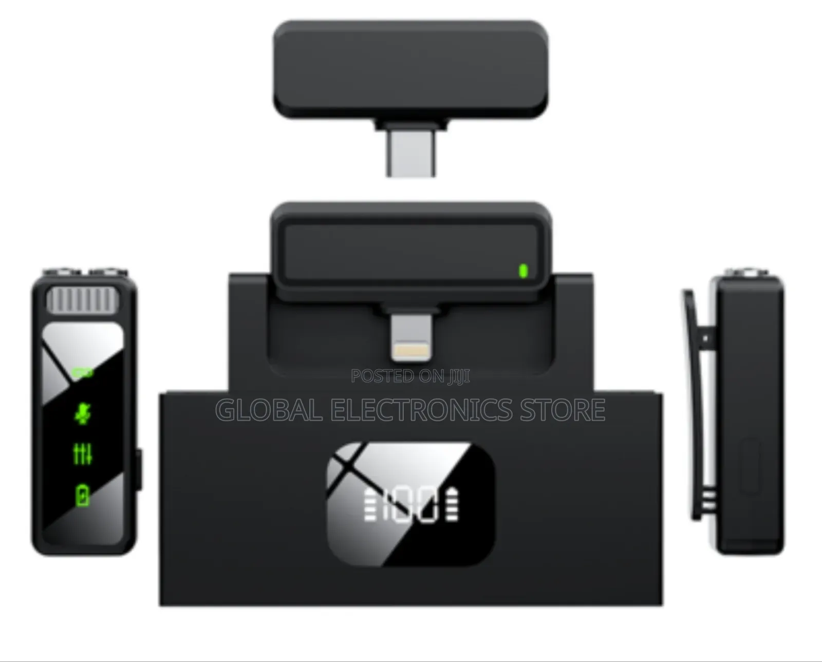 2.4g Dual Lapel Microphone With Automatic Frequency Matching