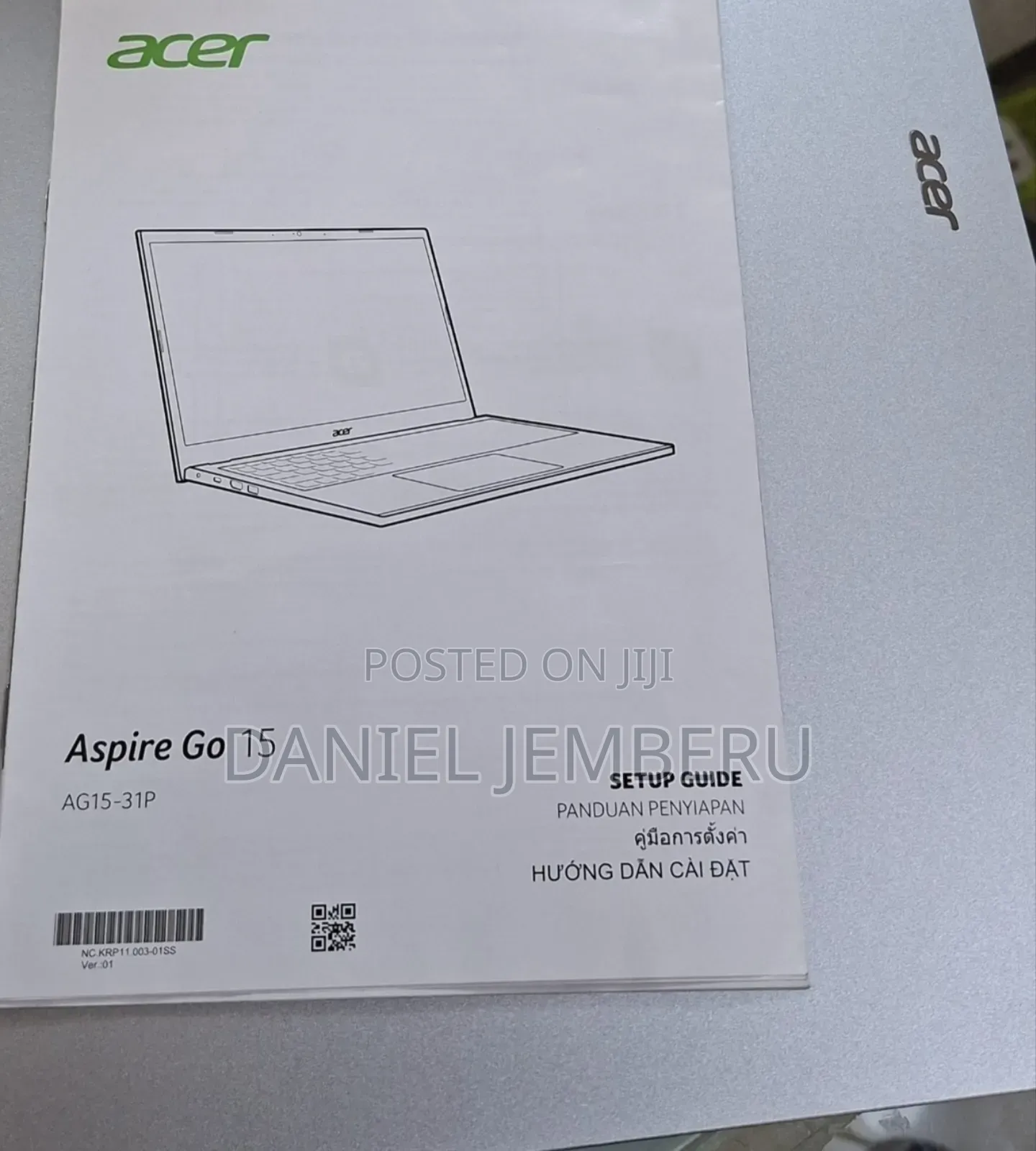 New Laptop Acer Aspire 1500 8GB Intel Core I3 SSD 512GB