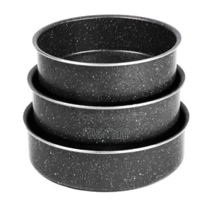 Photo - ግራናይት መጋገሪያ ፓትራዎች Momcoc Baking Pan Set