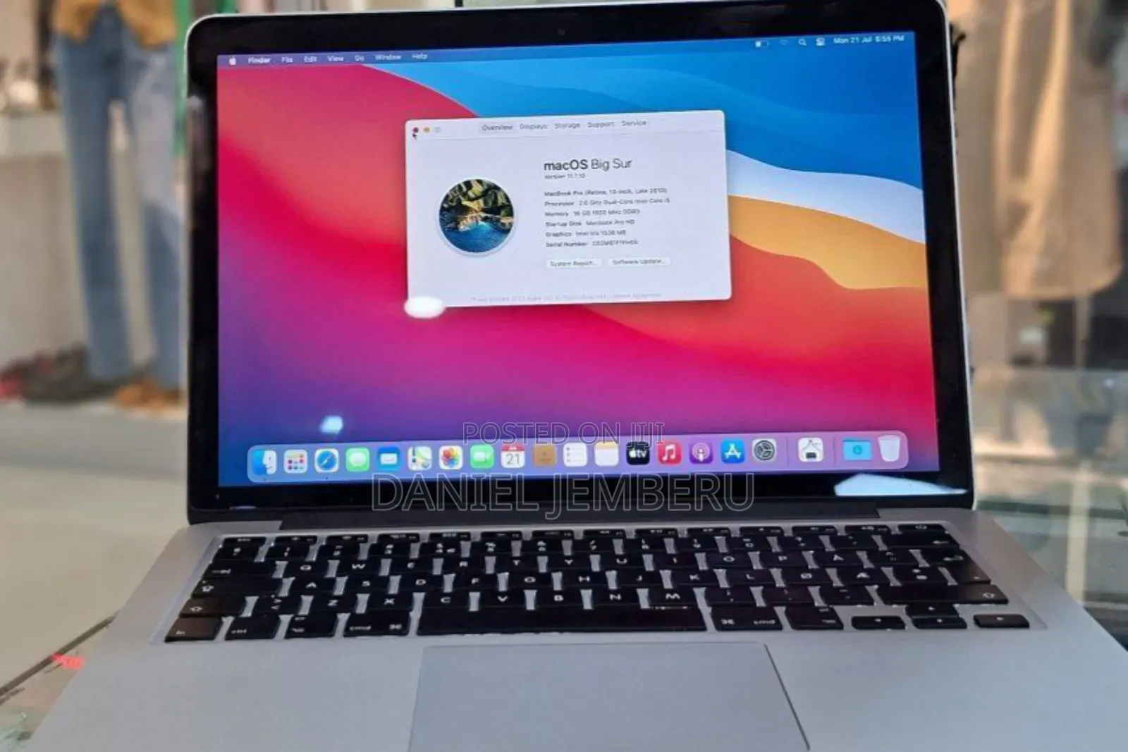 New Laptop Apple MacBook 2013 16GB Intel Core I5 SSD 512GB