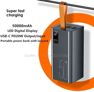 Photo - Portable 50000 Mah 22.5 Watt Power Bank With Lanyard