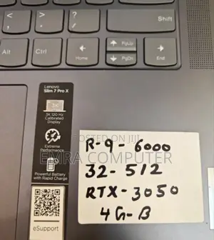 New Laptop Lenovo Yoga 7i 32GB AMD Ryzen 9 SSD 256GB