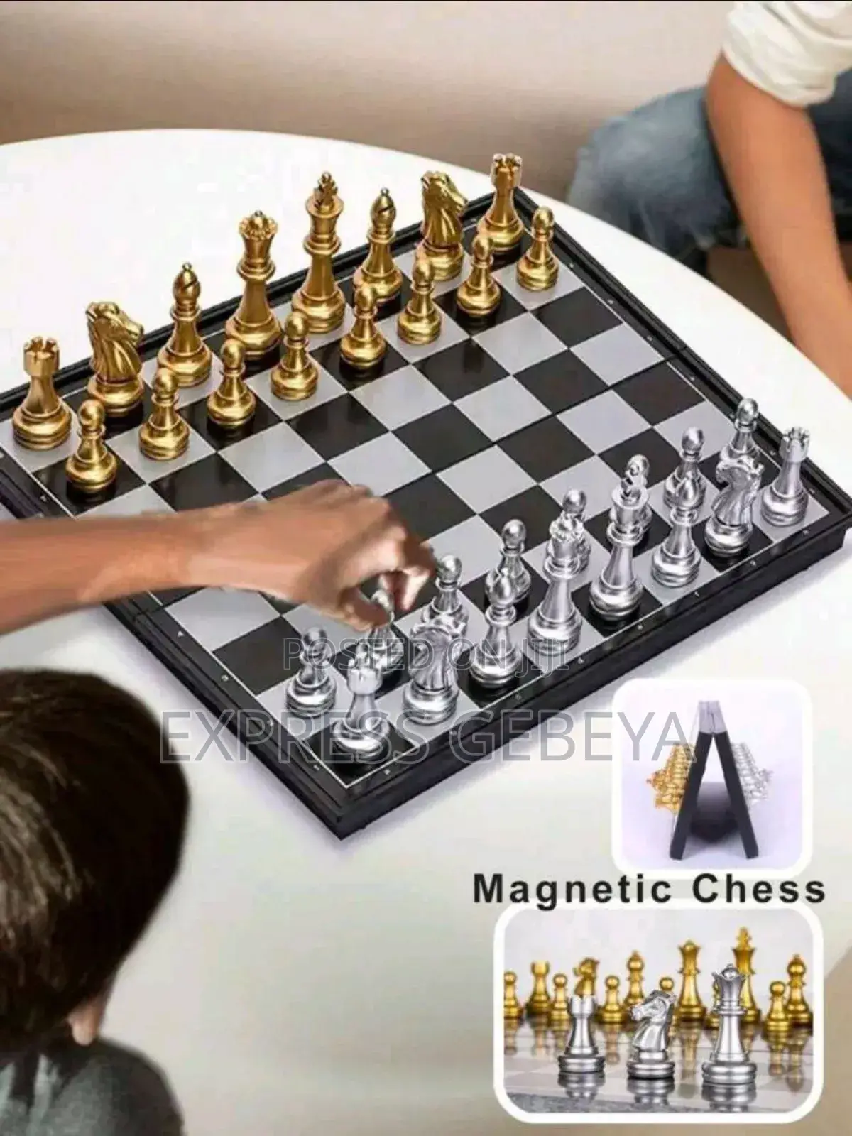 Chess Board ቼዝ ቦርድ እና ዳማ