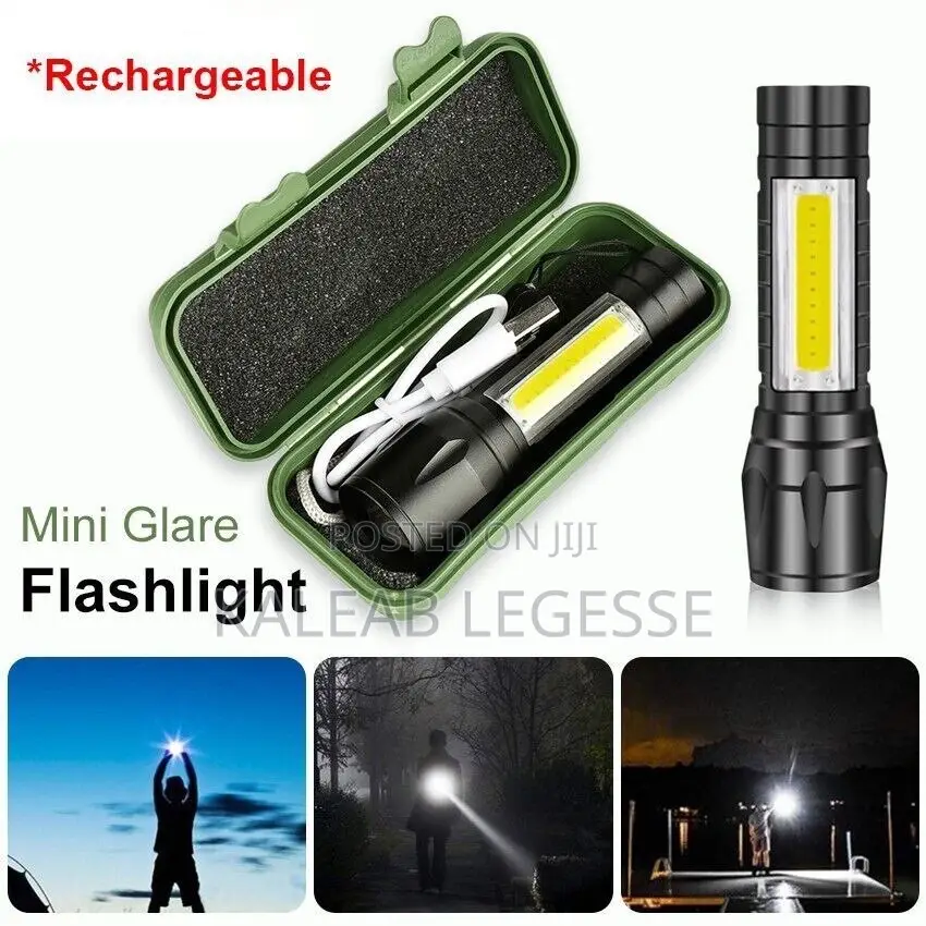 Rechargeable and Solar Led Flashlight