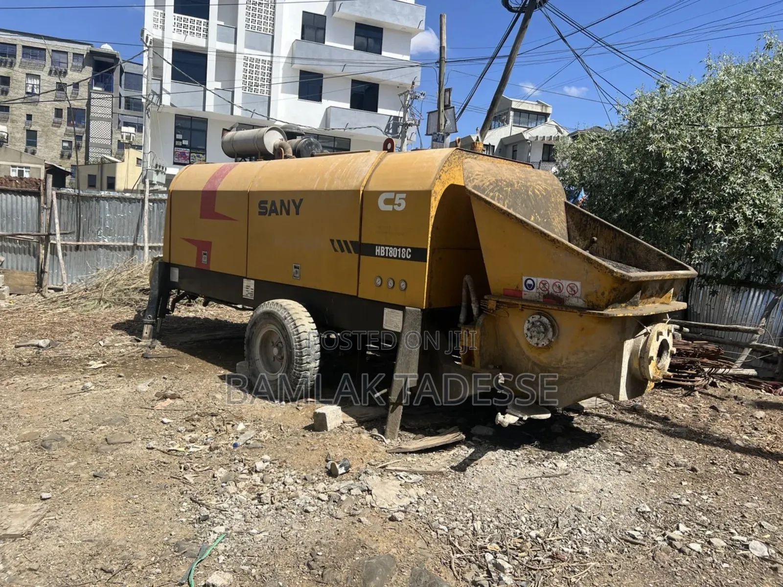 Sany Stationary Concrete Pump. 13,200,000 Birr
