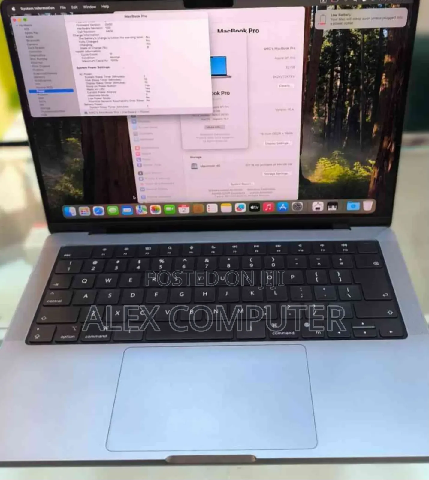 New Laptop Apple MacBook Pro 2021 M1 32GB Apple M1 Pro SSD 1T