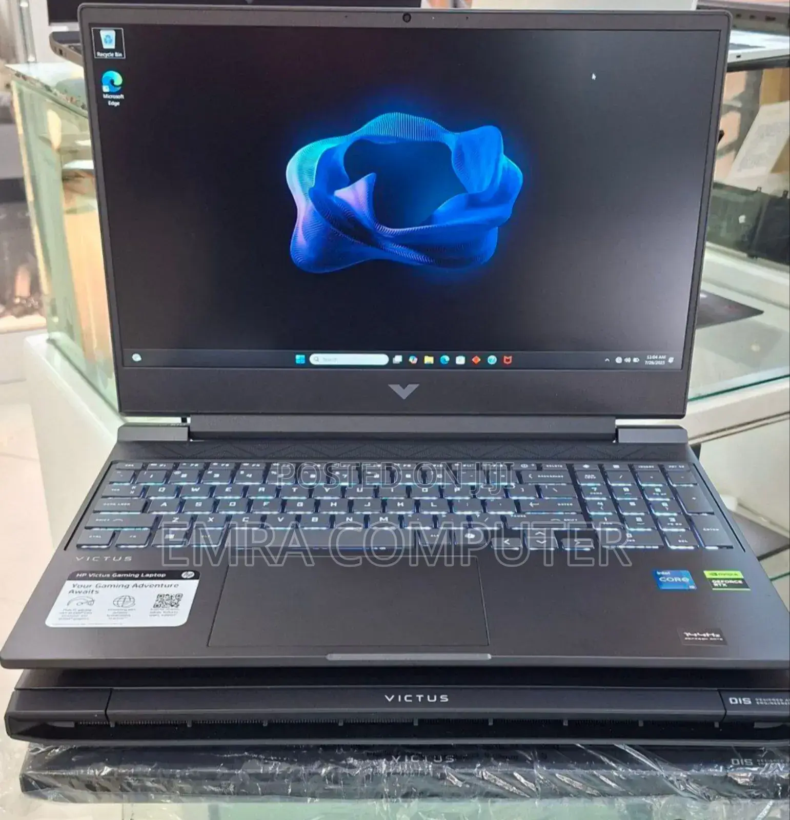 New Laptop HP Victus 15 8GB Intel Core I5 SSD 512GB
