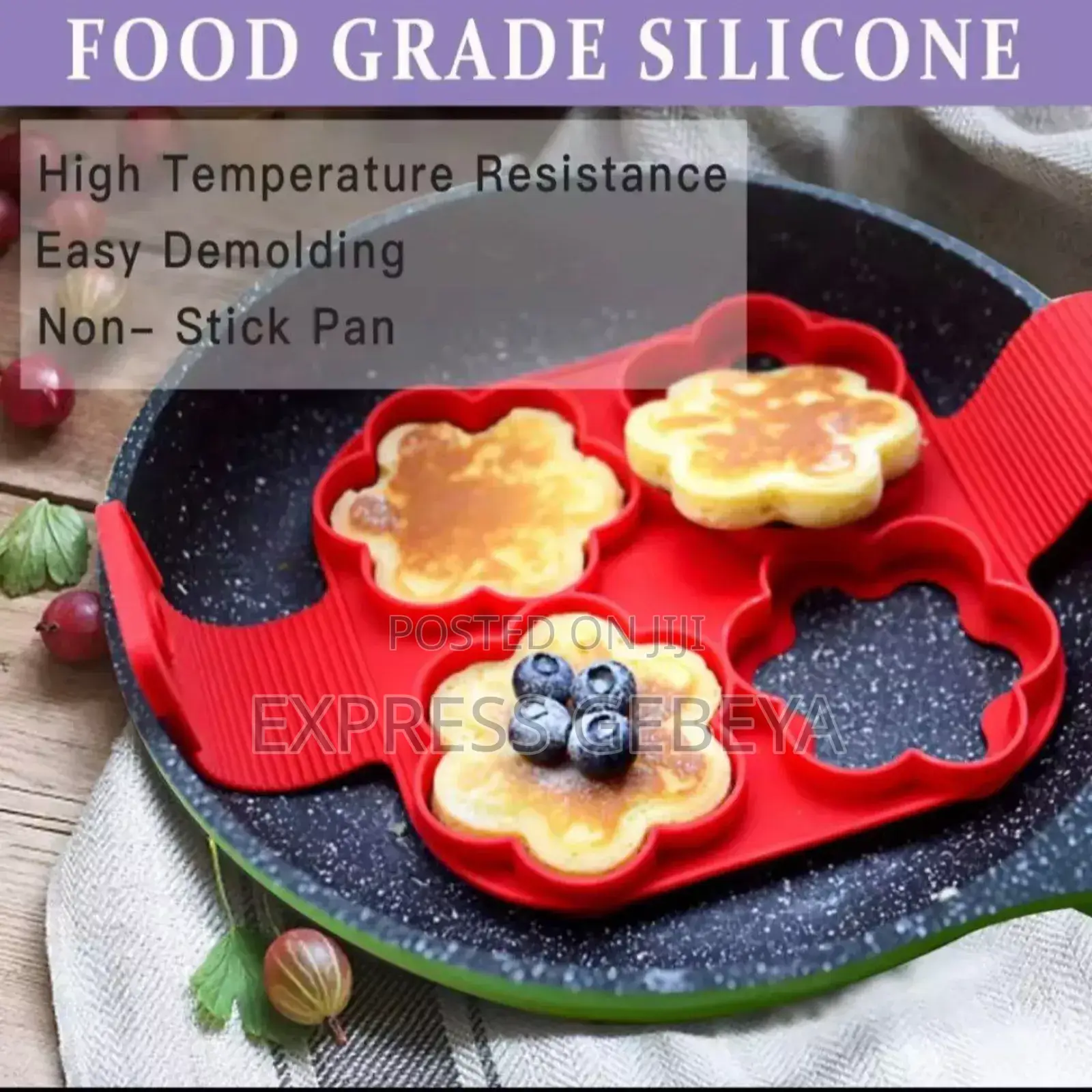 Non Stick Pan Cake Baking Silicon Mold