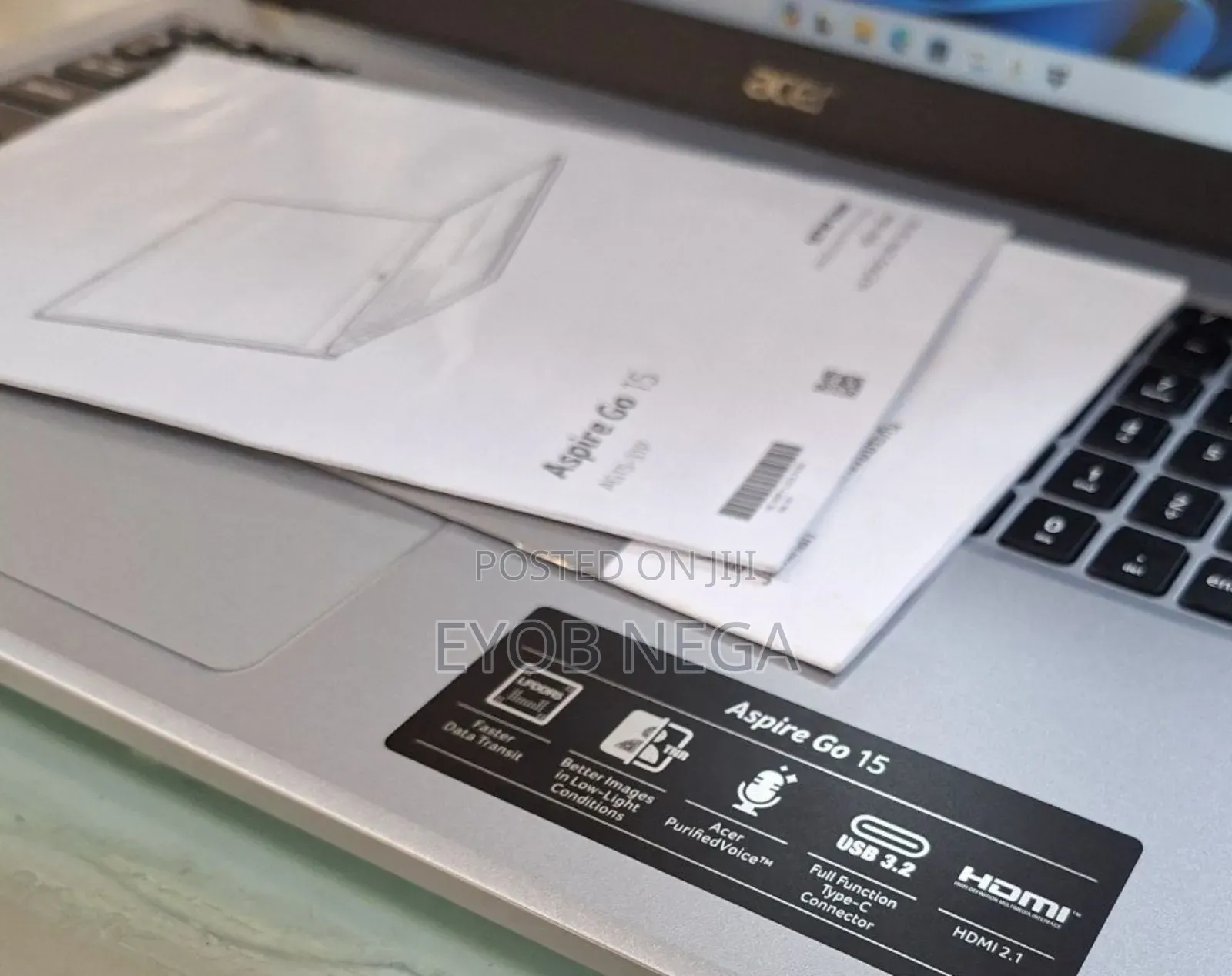 New Laptop Acer Aspire 3 8GB Intel Core i3 SSD 512GB