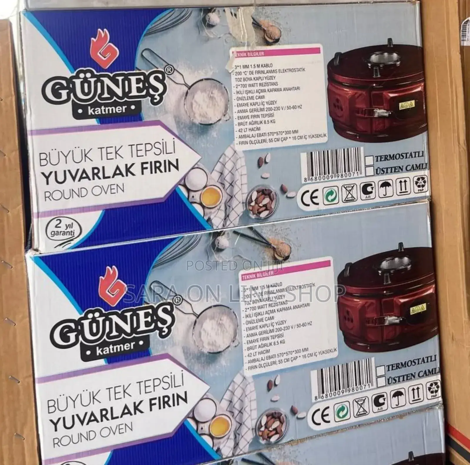 Gunes Bread Oven New Brand 3 Patra